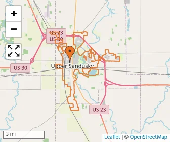 Area schools map